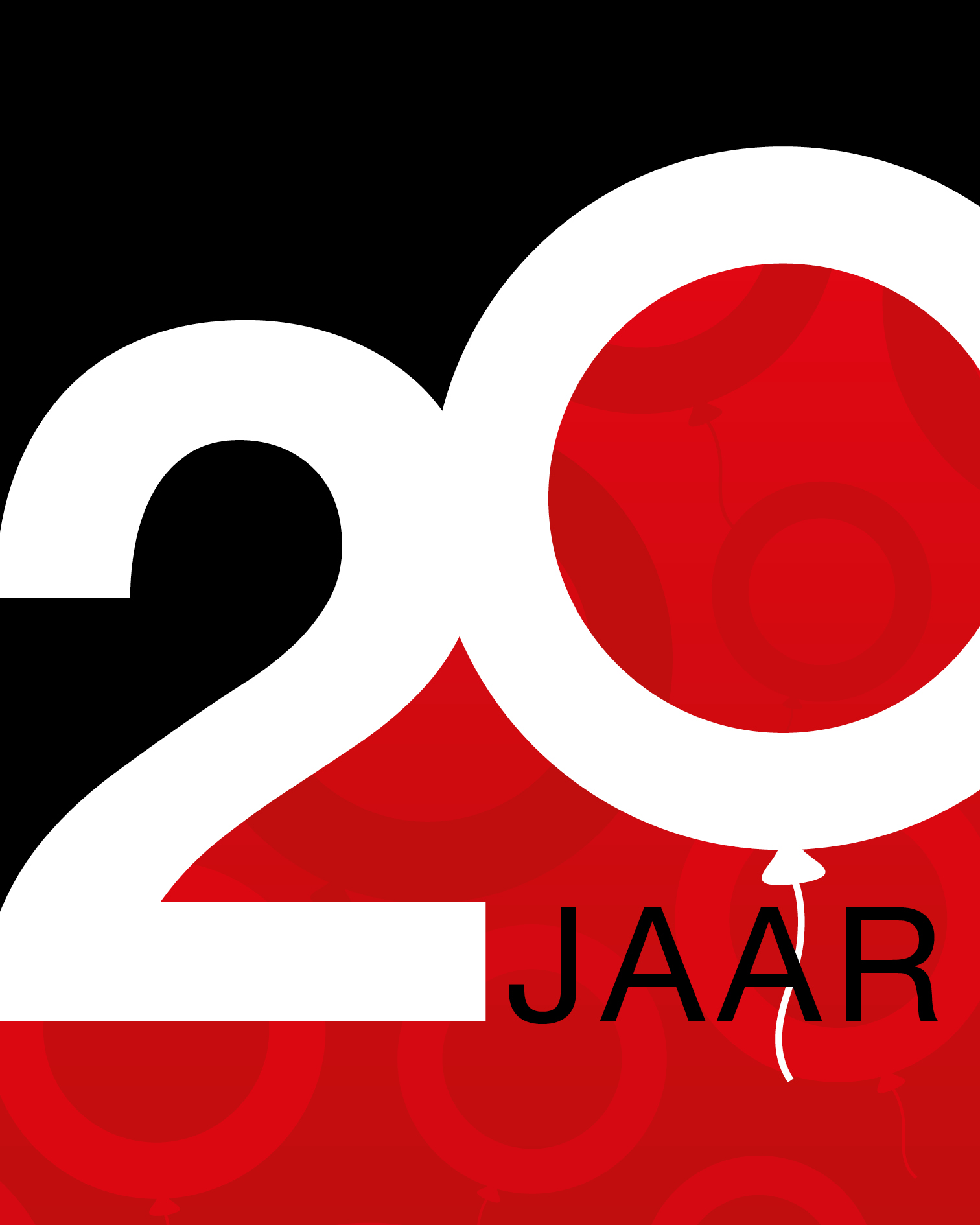 BHS 20 Jaar label